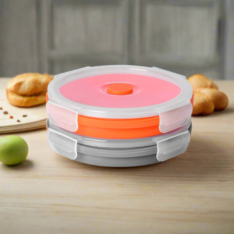 Cook Easy 2pc 540ml Collapsible Silicone Storage Container